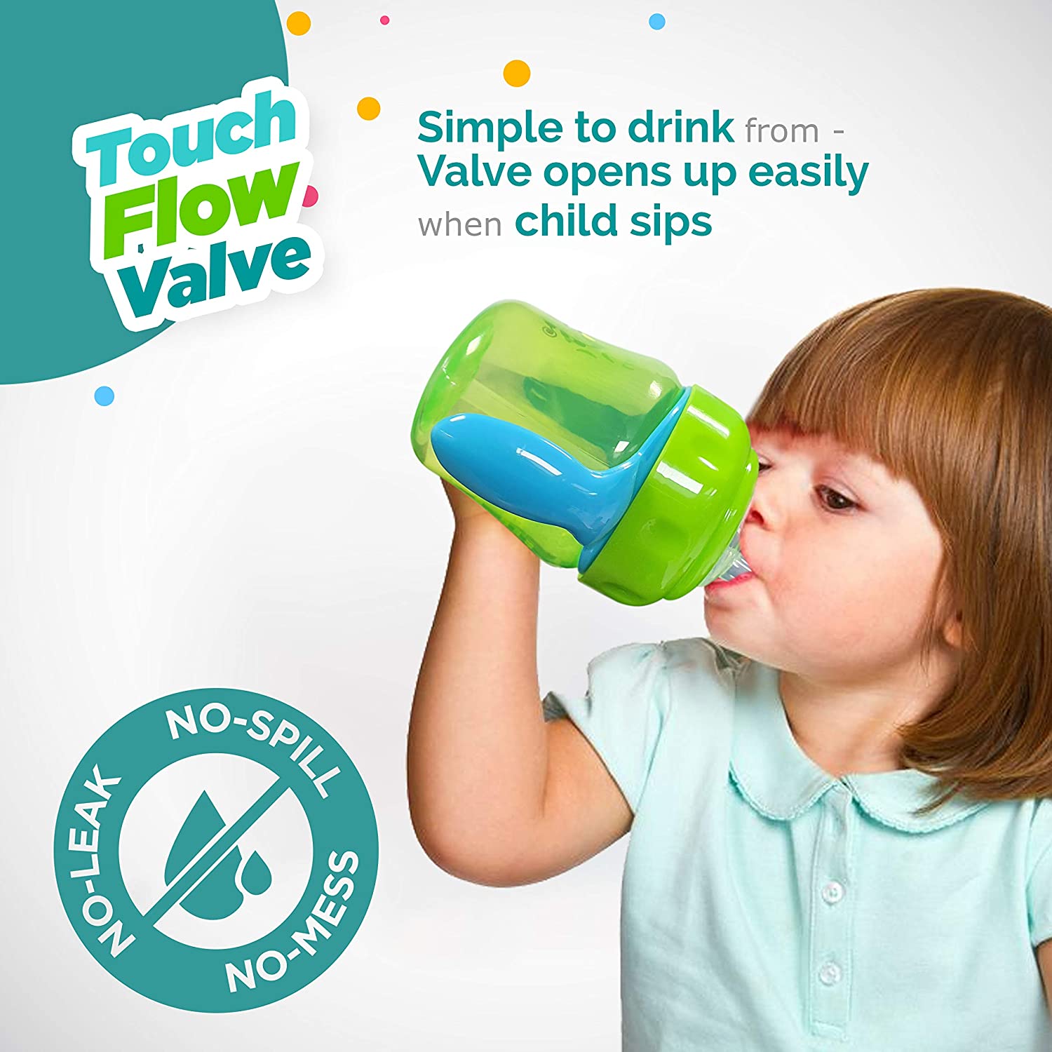 LuvLap-Banana-Time-Sipper-with-Spout-and-Straw-Green-150-4