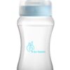 R for Rabbit First Feed Plastic PP Baby Feeding Nipple Milk Bottle with Anti Colic for New Born Babies | Kids of 6 Plus Months Old 250 ml (Light Blue)