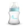 R for Rabbit First Feed Plastic PP Baby Feeding Nipple Milk Bottle with Anti Colic for New Born Babies | Kids of 0 Months or Years Old 150 ml (Light Blue)