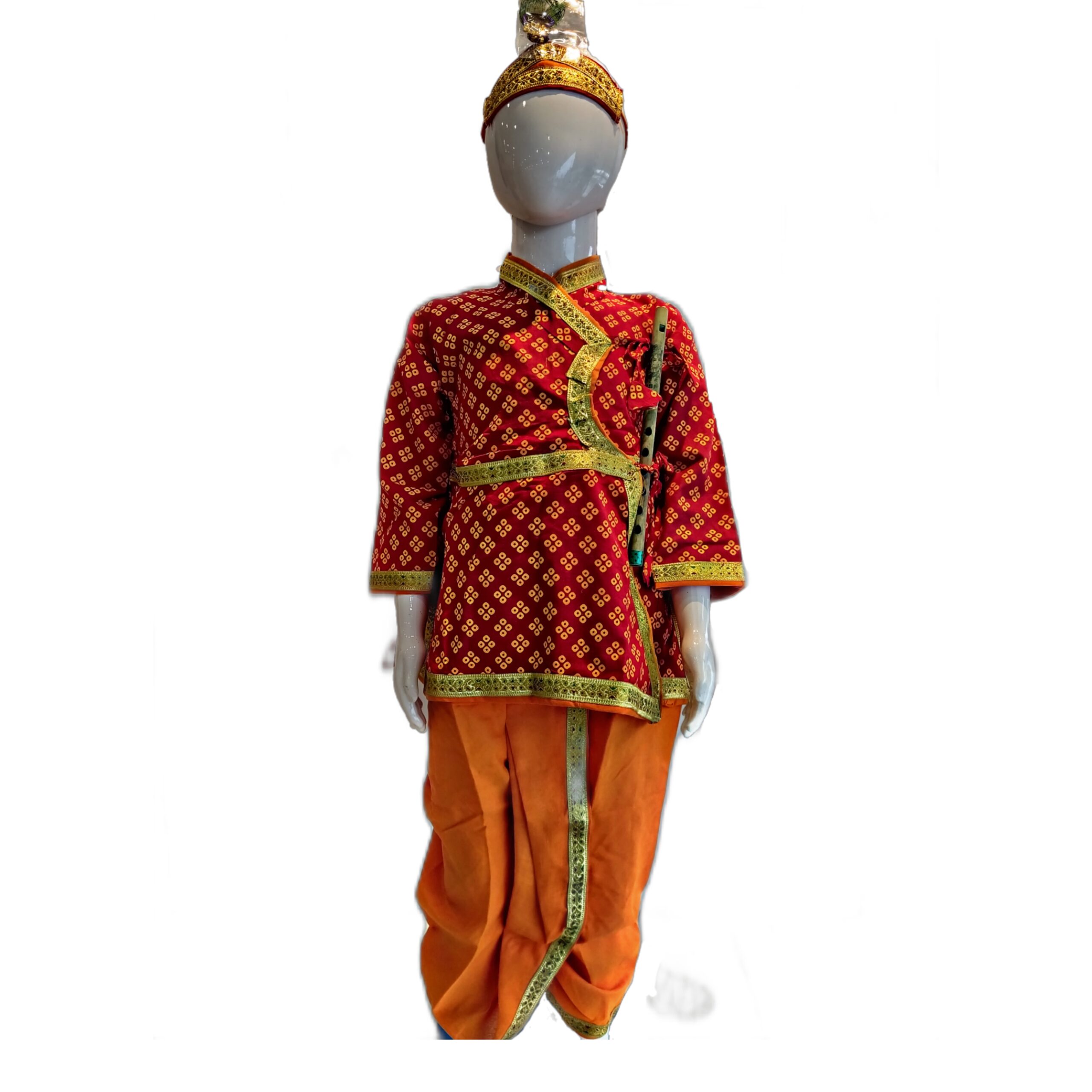 Shri Krishna Dress Bal Gopal Ladoo Gopal Kanha Ji Fancy Dress Phoshak Baby  Pink | eBay