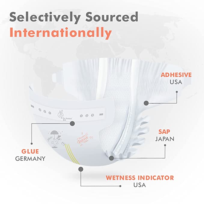 R-for-Rabbit-Premium-Feather-Diaper-Taped-Style-Pants-Size-XS-NB-(Newborn-baby)-0-to-5-kg-(Pack-of-22)-6