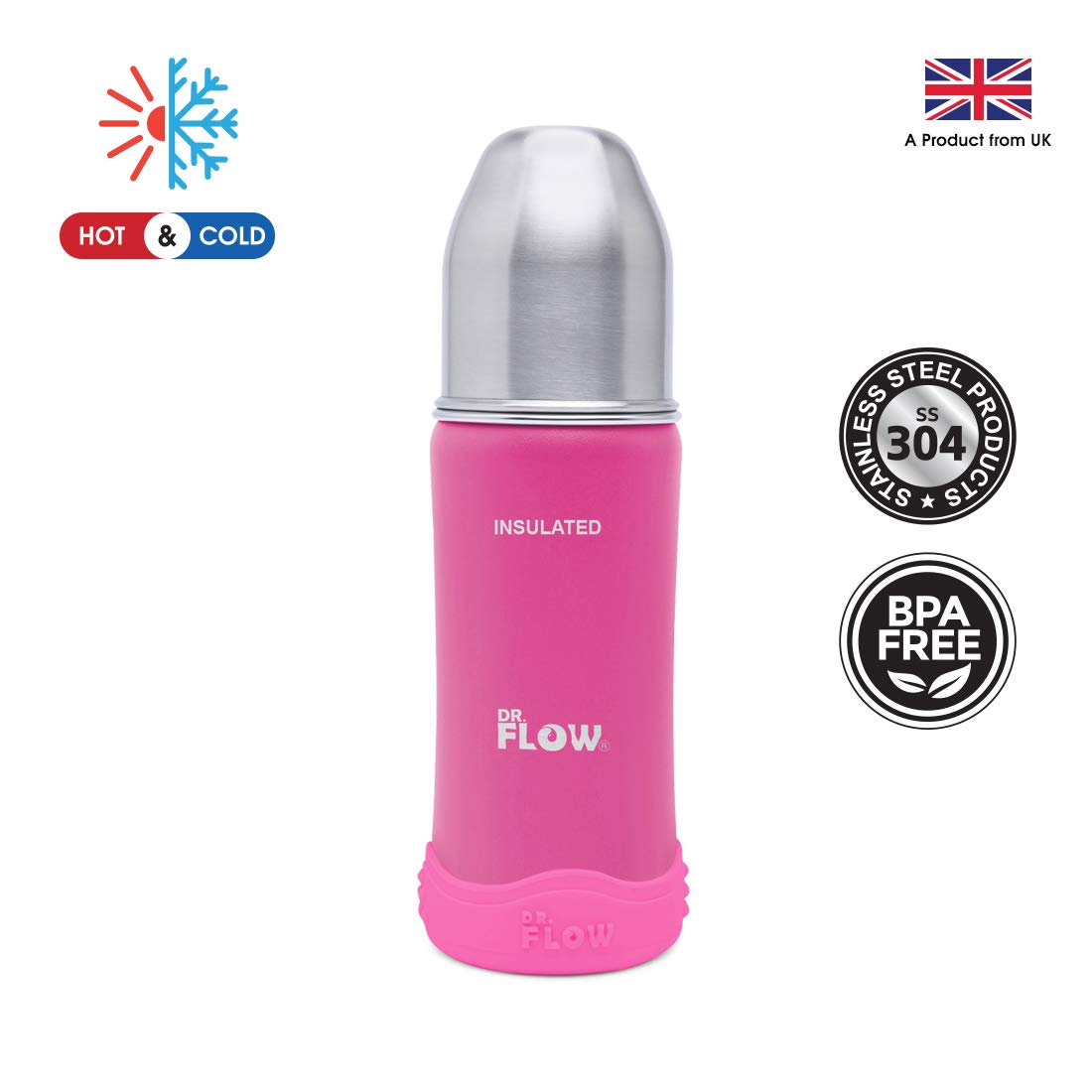 Dr.Flow-Omega-Insulated-ThermoSteel-Baby-Feeding-Bottle-with-Anti-Skid-Bumper-1