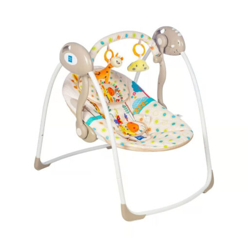 MeeMee-Baby-Automatic-Swing-Beige-Front