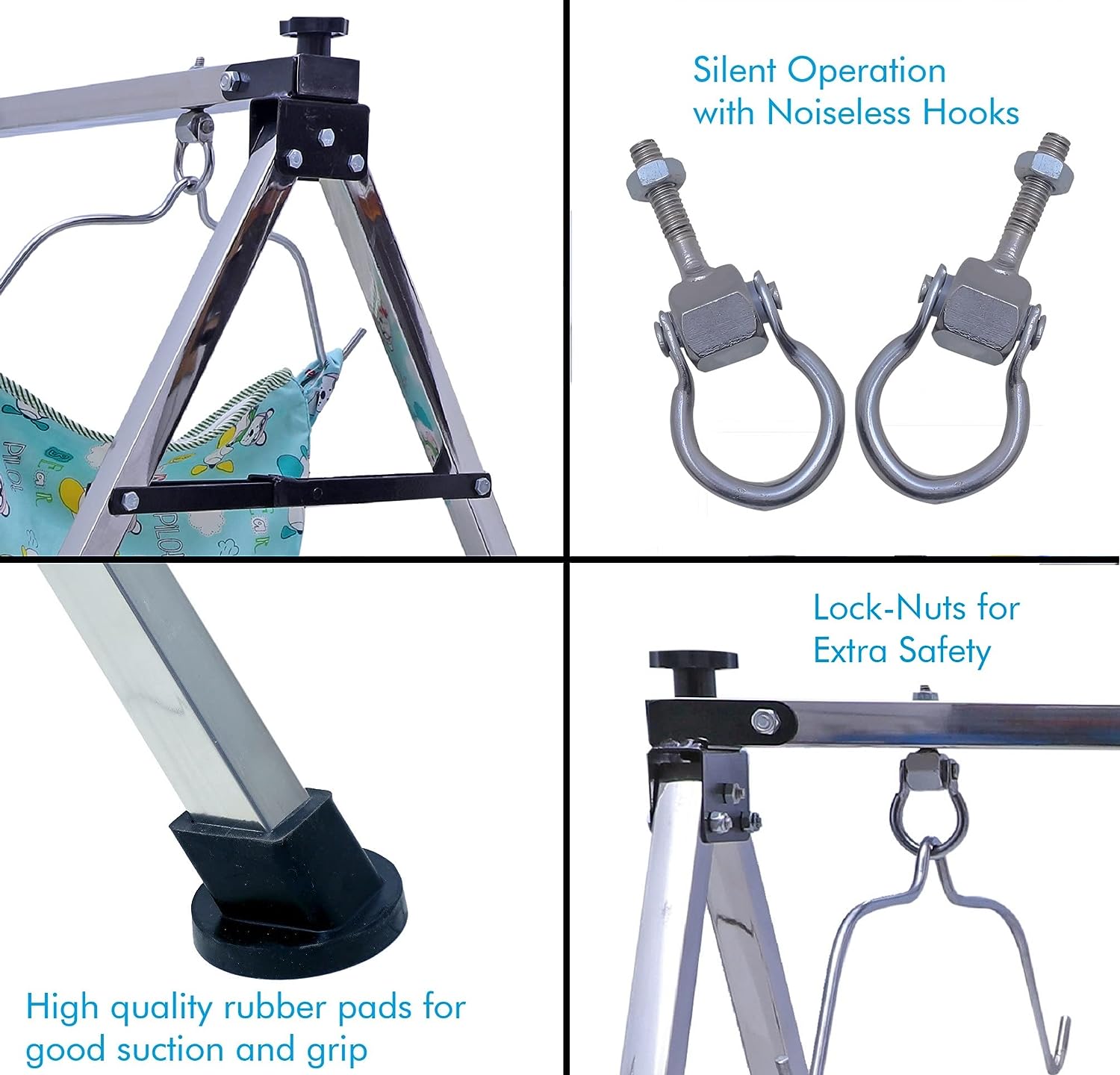 4 inch-Folding-Steel-Ghodiya-for-Baby-Forever Baby Detailed 4-inch-Folding-Steel-Ghodiya-for-Baby-Forever-Baby-Detailed