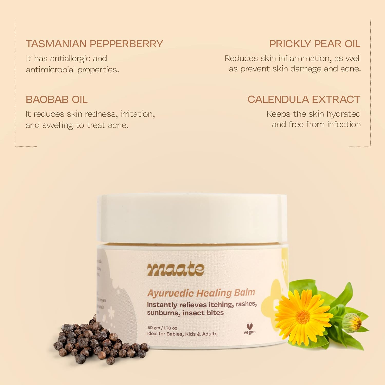 Maate-Ayurvedic-Healing-Balm-Ingredients-ForeverBaby