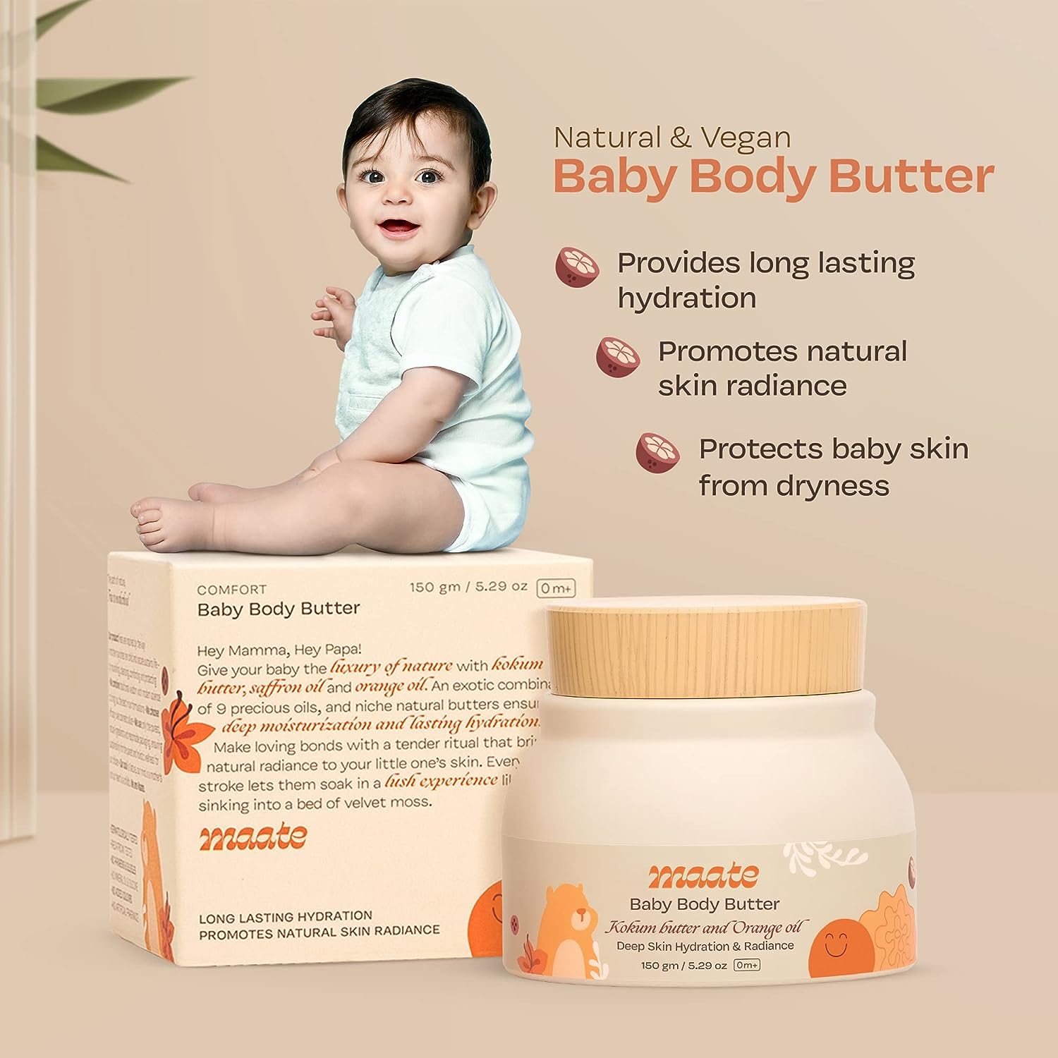 Maate Baby Body Butter-NaturalVegan-ForeverBaby