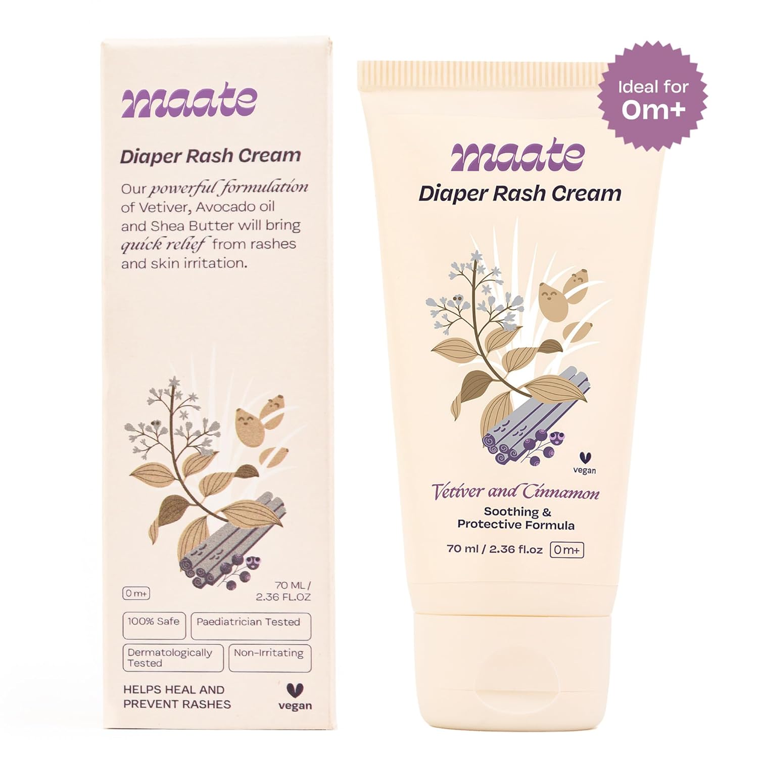 Maate Baby Diaper Rash Cream-Packaging-ForeverBaby