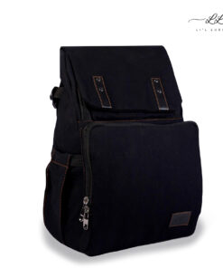 Forever Baby-Black Denim Diaper Bag Backpack