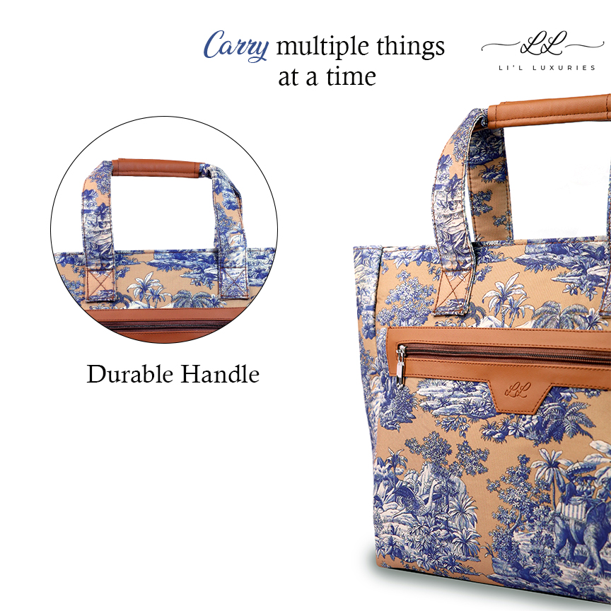 Forever Baby-Motherly Diaper Bag-Brown Durable Handle Forever Baby-Motherly Diaper Bag-Brown Durable Handle