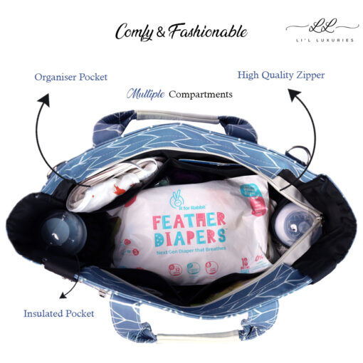 Forever Baby Stylish Diaper Bag for Moms multiple compartments