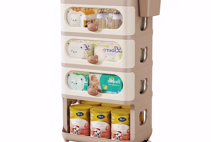 Mee Mee-Baby Dresser Storage Trolley Cart