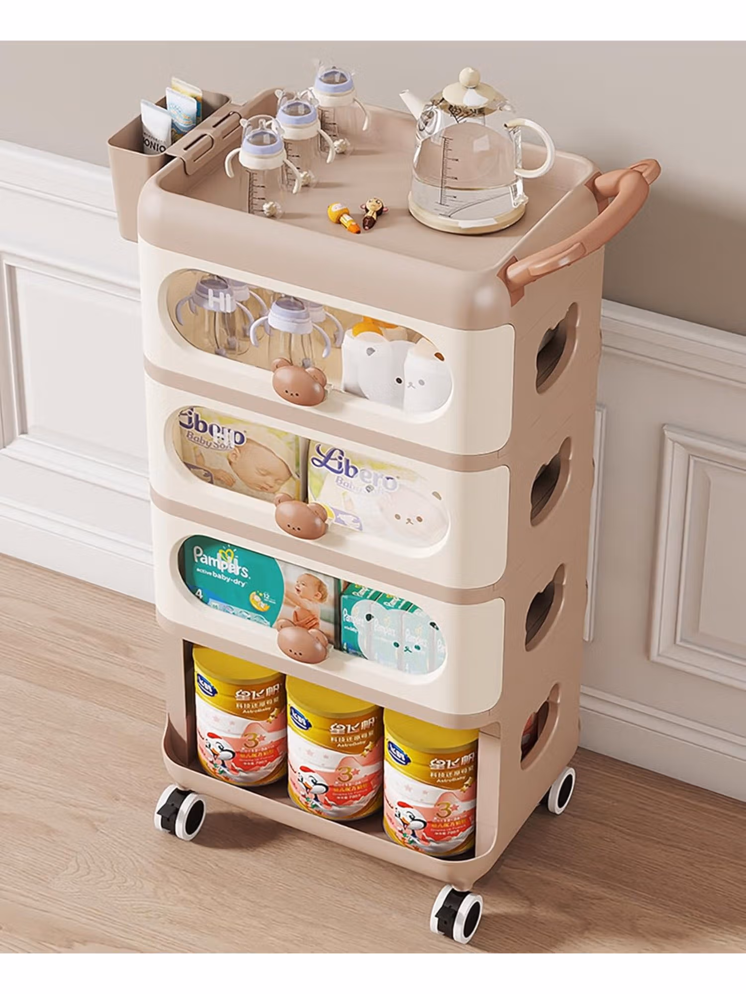 Mee Mee-Baby Dresser Storage Trolley Cart2 Mee Mee-Baby Dresser Storage Trolley Cart2
